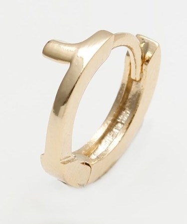 【チャイハネ】ナンバーフープピアス（片耳用）