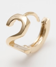 【チャイハネ】ナンバーフープピアス（片耳用）