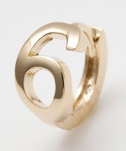 【チャイハネ】ナンバーフープピアス（片耳用）