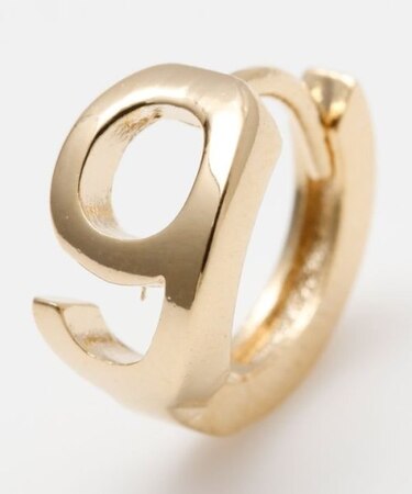 【チャイハネ】ナンバーフープピアス（片耳用）