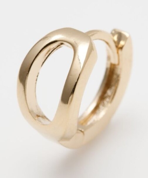 【チャイハネ】ナンバーフープピアス（片耳用）