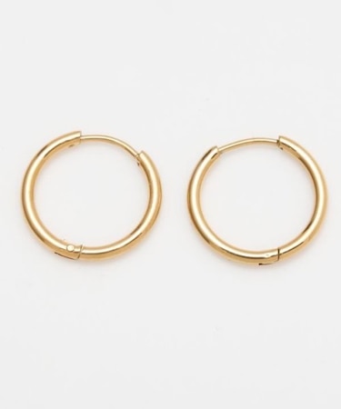 【チャイハネ】スモールゴールドフープピアス