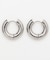 【チャイハネ】スリムシルバーフープピアス