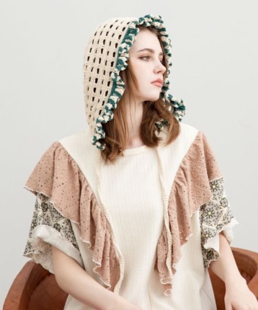 【チャイハネ】パフワ耳付きキャップ