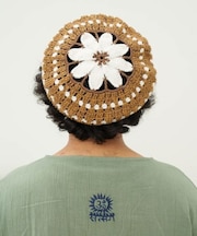 【チャイハネ】フラワナベレー帽