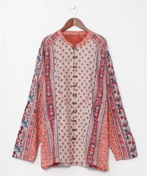 【チャイハネ】カリシュマメンズバンドカラーシャツ