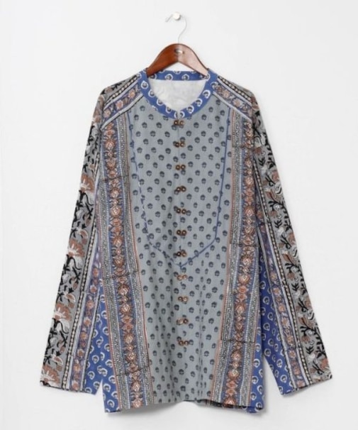 【チャイハネ】カリシュマメンズバンドカラーシャツ