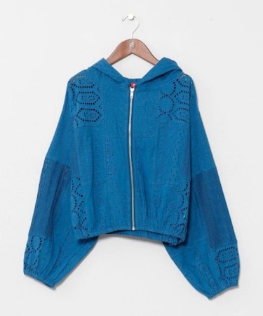 【チャイハネ】シフレーフードカーディガン