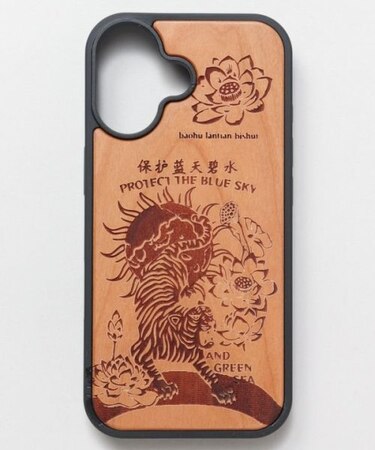 【チャイハネ】iPhone17 ネオウッドスマホケース