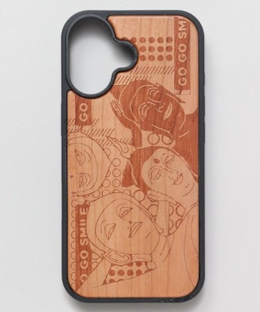 【チャイハネ】iPhone17 ネオウッドスマホケース