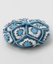 【チャイハネ】グリラバ手編みベレー帽