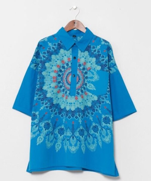 【チャイハネ】レレリアメンズプルオーバーシャツ