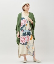 【チャイハネ】ペマルノースリーブワンピース＆UVカーディガン2点セット