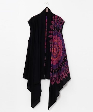 【チャイハネ】レレリアベスト型メンズカーディガン