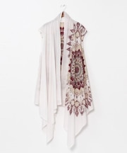 【チャイハネ】レレリアベスト型メンズカーディガン