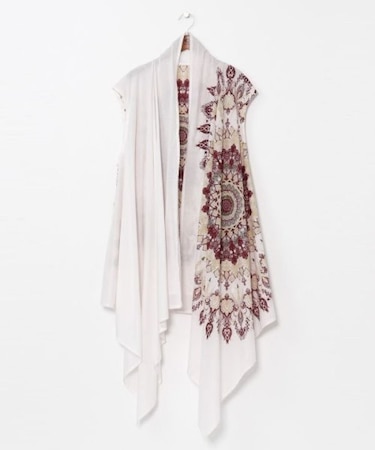 【チャイハネ】レレリアベスト型メンズカーディガン