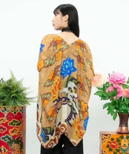 【チャイハネ】【UVカット加工】スマタカカーディガン