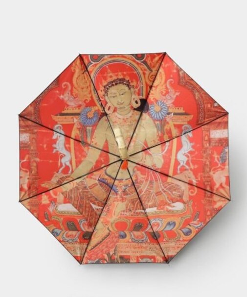 【チャイハネ】チベドラ日傘 晴雨兼用