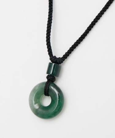 【チャイハネ】翡翠輪メンズネックレス