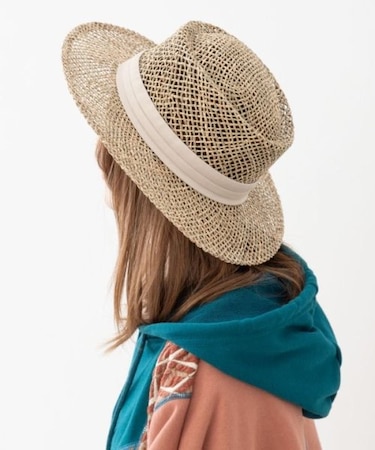 【チャイハネ】ラフィナハット カンカン帽