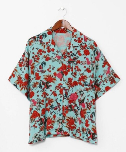 【チャイハネ】ボヘクラン開襟シャツ