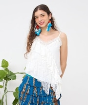 【チャイハネ】ナフリケアシンメトリーキャミソール