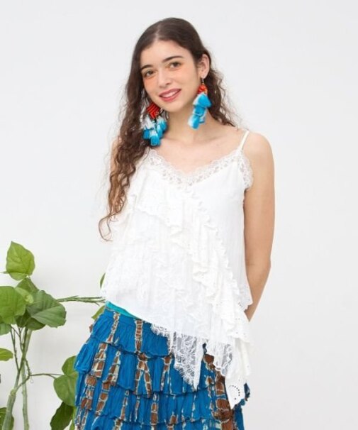 【チャイハネ】ナフリケアシンメトリーキャミソール