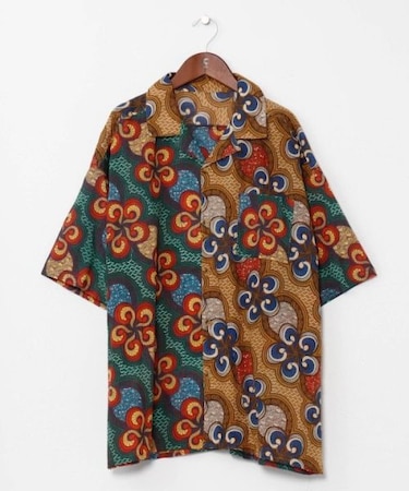 【チャイハネ】イジェオマメンズ開襟シャツ