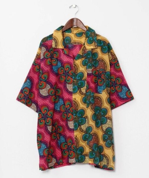 【チャイハネ】イジェオマメンズ開襟シャツ