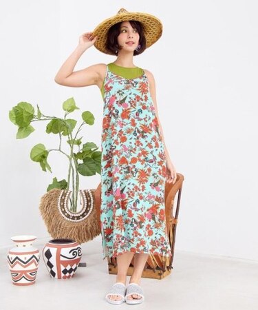 【チャイハネ】ボヘクランキャミワンピース