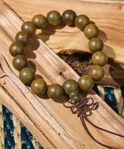 【チャイハネ】ツリーライフグリーンMEN'Sブレスレット細