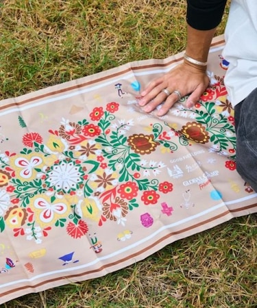 【チャイハネ】マテリエラレジャーシート【Amina×grn×ogawaコラボ】