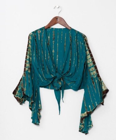 【チャイハネ】マットミルショートカーディガン