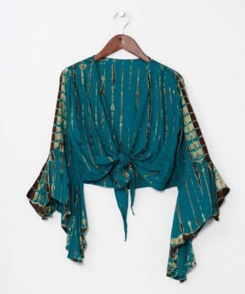 【チャイハネ】マットミルショートカーディガン