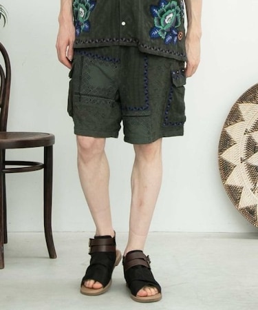 【チャイハネ】ロザリナメンズハーフパンツ