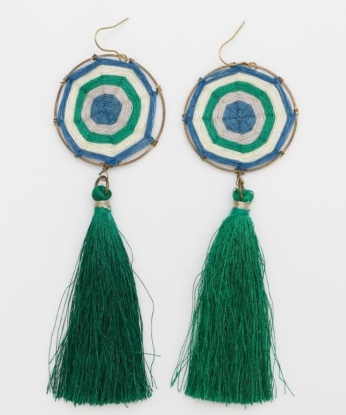 【チャイハネ】タークタッセルピアス