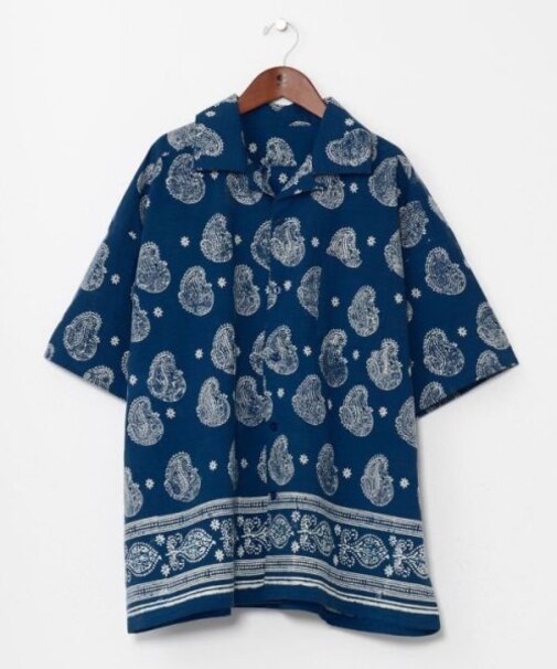 【チャイハネ】ディブロナメンズ開襟シャツ