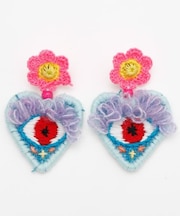 【チャイハネ】フラハートピアス