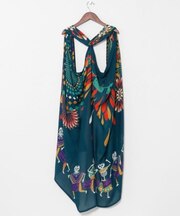 【チャイハネ】【UVカット加工】ハナビナベストパレオ