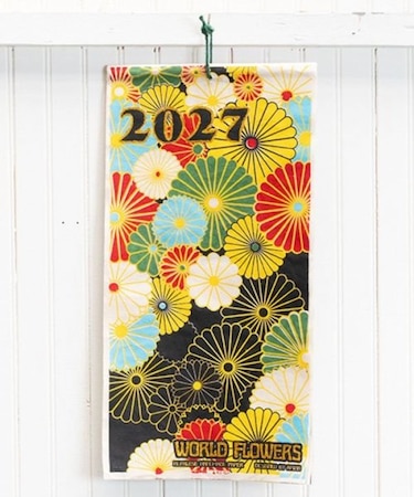 【チャイハネ】【2027年カレンダー】ＷＯＲＬＤ　ＦＬＯＷＥＲ