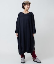 【チャイハネ】ネパキルビッグシルエットワンピース