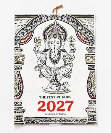 【チャイハネ】【2027年カレンダー】THE FESTIVE GODS
