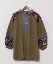 【チャイハネ】ジプアフードトップス