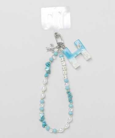 【カヒコ】ラキイニシャルスマホストラップ