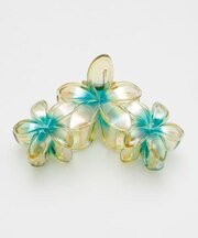 【カヒコ】オーロラプルメリアヘアクリップ