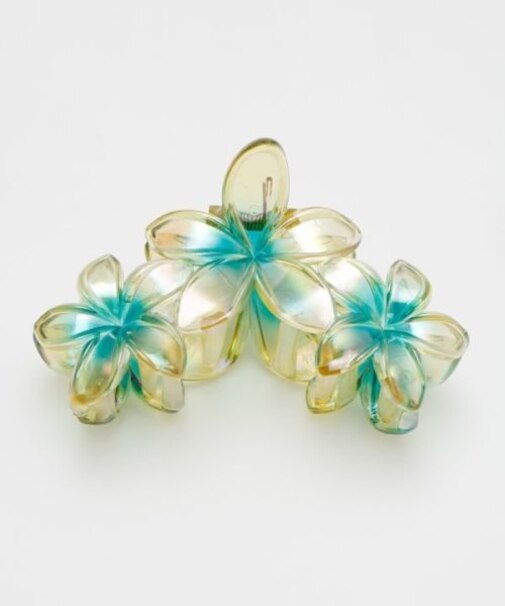 【カヒコ】オーロラプルメリアヘアクリップ