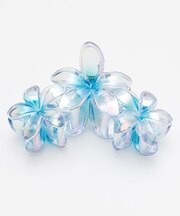 【カヒコ】オーロラプルメリアヘアクリップ