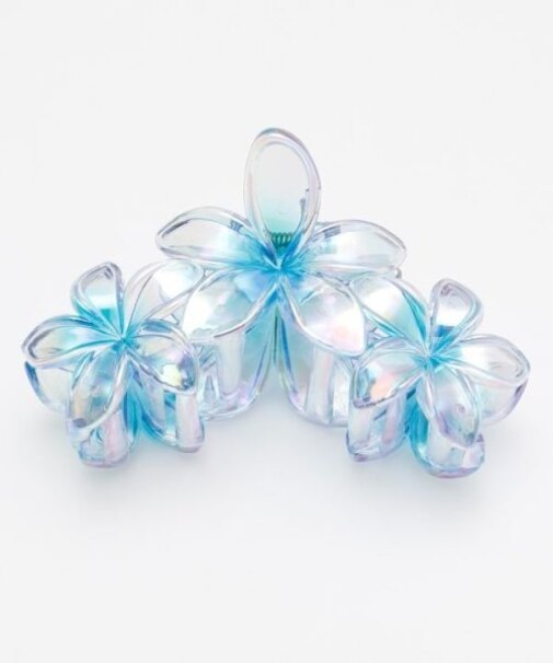 【カヒコ】オーロラプルメリアヘアクリップ