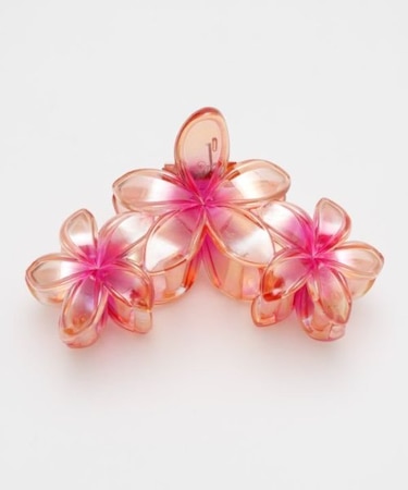 【カヒコ】オーロラプルメリアヘアクリップ