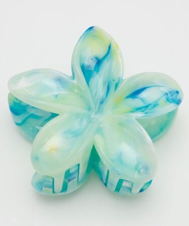 【カヒコ】マーブルプルメリアヘアクリップ